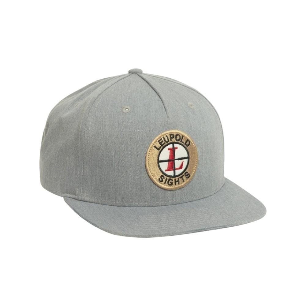 Leupold Vintage Sights Hat Heather Gray Retro Snapback - Leupold & Stevens