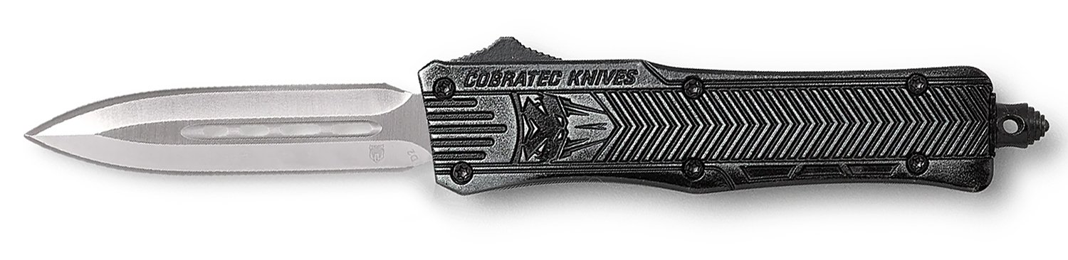 CobraTec Knives CTK-1 Small SSWCTK1SDAGNS 2.75 In OTF Dagger Plain D2 - CobraTec Knives