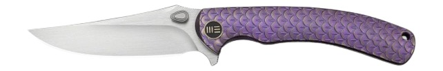 CIVIVI Dracarys Flipper 3.58 In M390 Satin Purple & Golden Titanium - CIVIVI