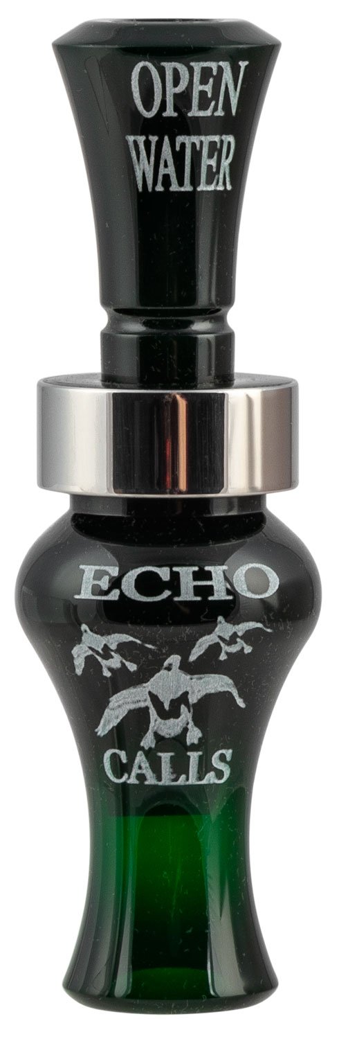 Echo 77764 Open Water Duck Call Dark Green Acrylic Single Reed Mallard - ECHO
