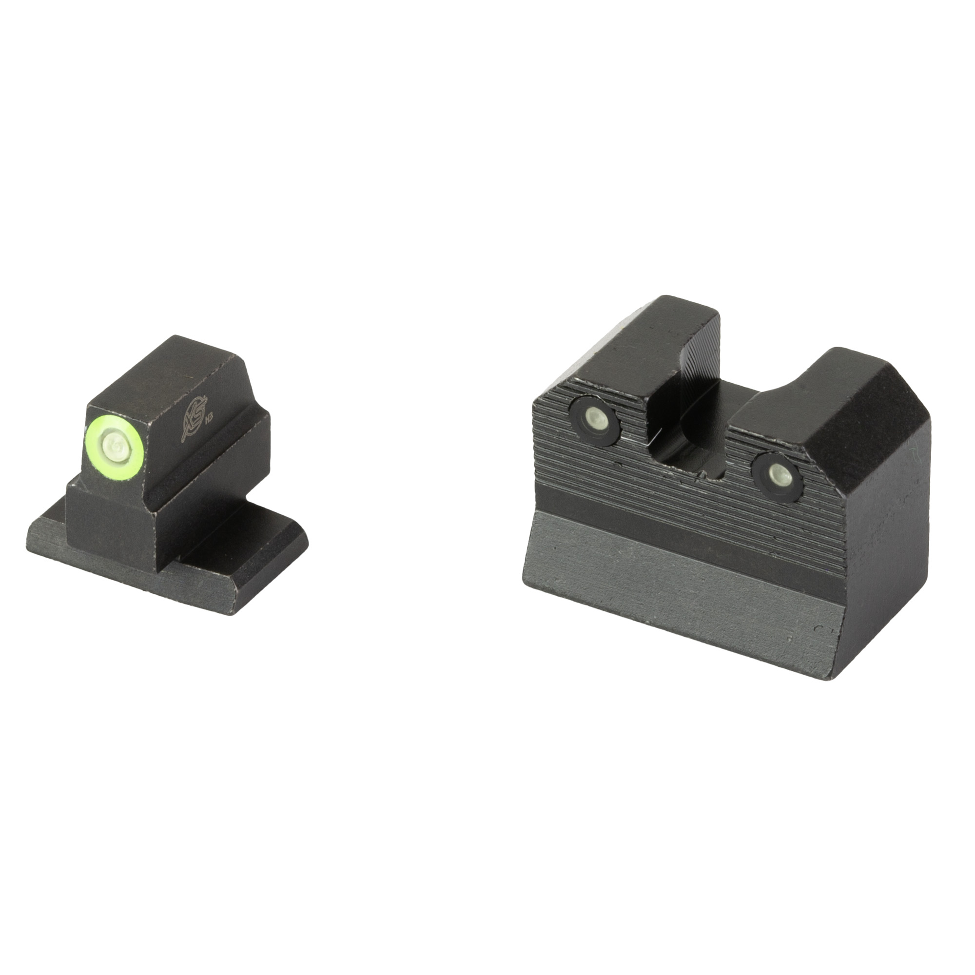 XS Sights HK-R202P-6G R3D Tritium Night Sight Green Suppressor Height - XS Sight Systems
