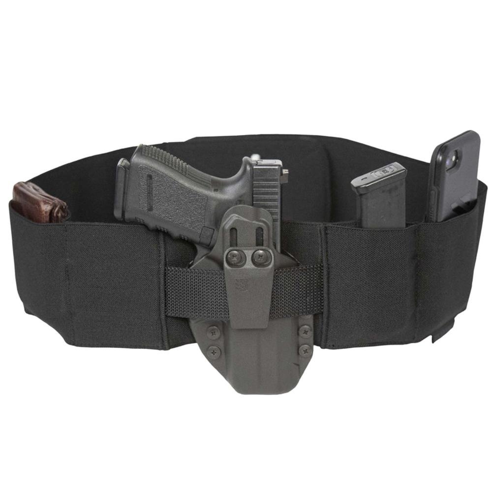 Blackhawk 60SB02BK Stache N.A.C.H.O. Belly Band Medium Black Elastic - Blackhawk