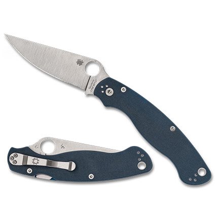 Buy Spyderco C36GPCBL2 Military 2 CPM SPY27 Steel, G10 Handle, Cobalt Blue online