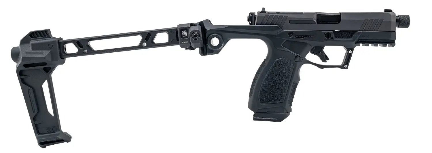 Taurus GX4 TORO Strike Industries Pistol 9mm 3.7 in. BLK w/Strike Chassis & Brace 15rd - Taurus International Manufacturing, Inc. - 9mm