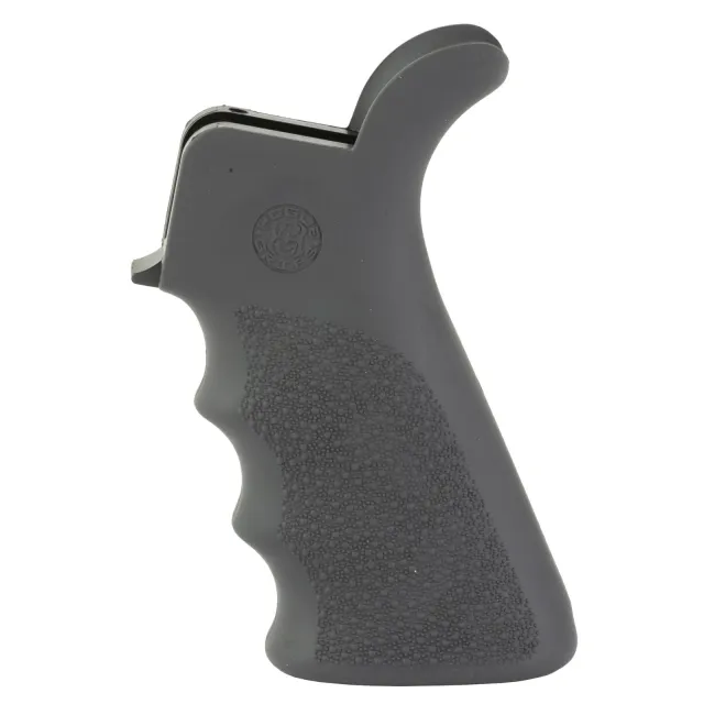 Hogue OverMolded Rifle Grip Beavertail Finger Grooves f/AR Slate Gray 15022 - Hogue