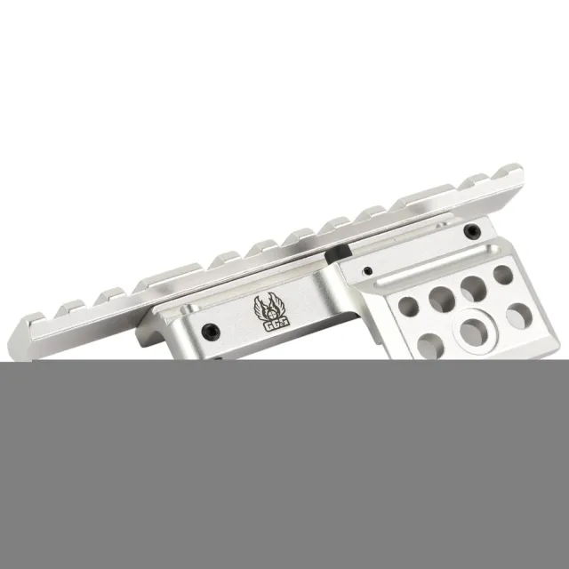 GG&G GGG-1519BD Silver Scope Mount, MIL-STD-1913, Rug Mini-14, 5.25" Rail - GG&G, Inc.