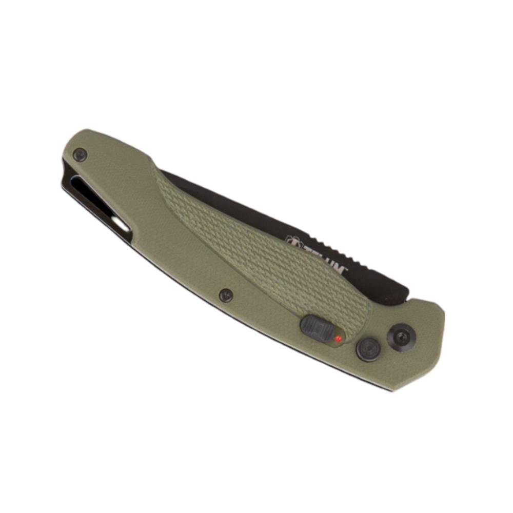 Telum TT2997 Titan Tactical Auto Knife 4" Tanto Blade OD Green G10 Handle - Rock Ridge Outdoors