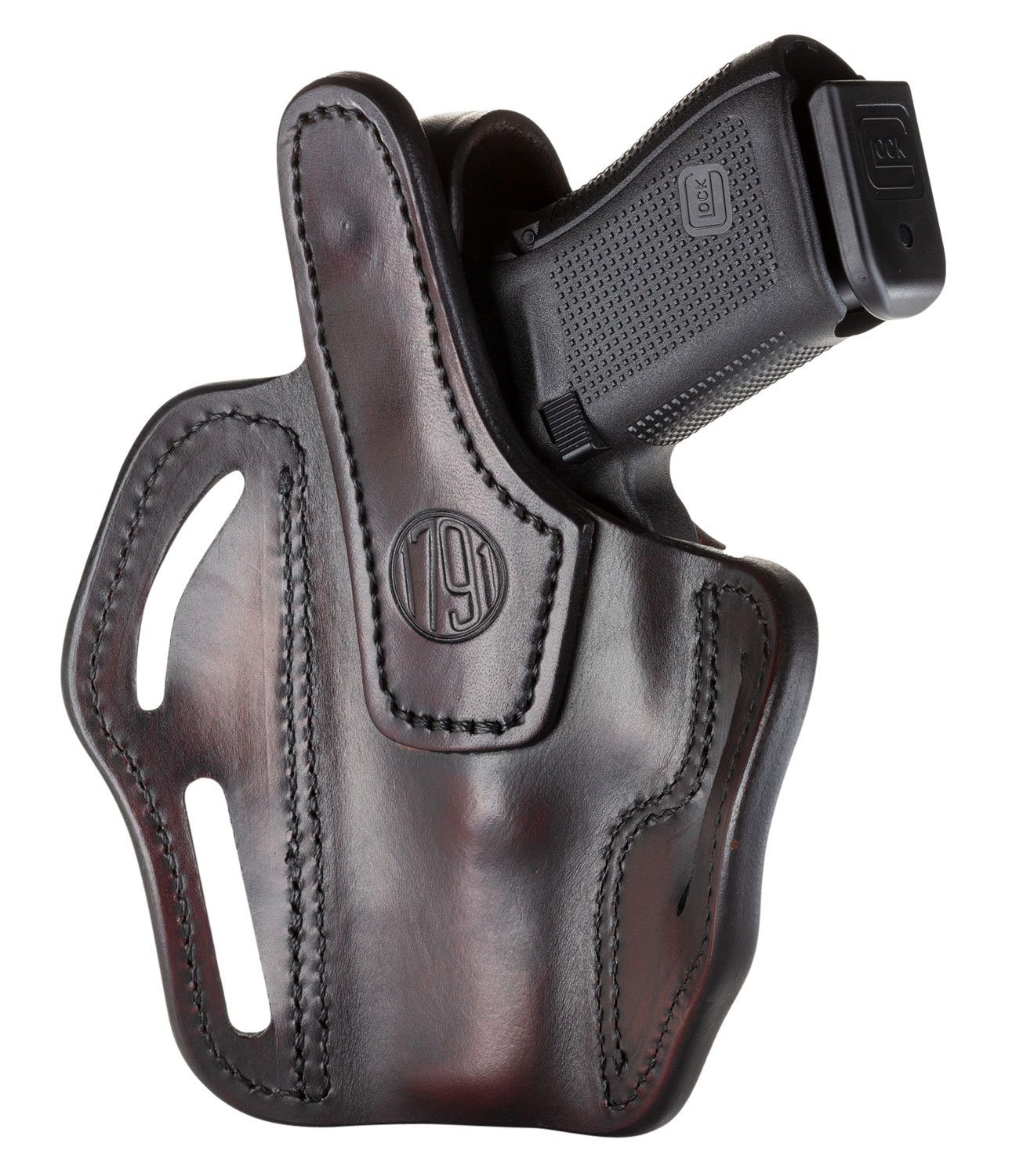 1791 Gunleather BHX Thumb-Break OWB Belt Holster RH Multi-Fit Glock - 1791 Gunleather