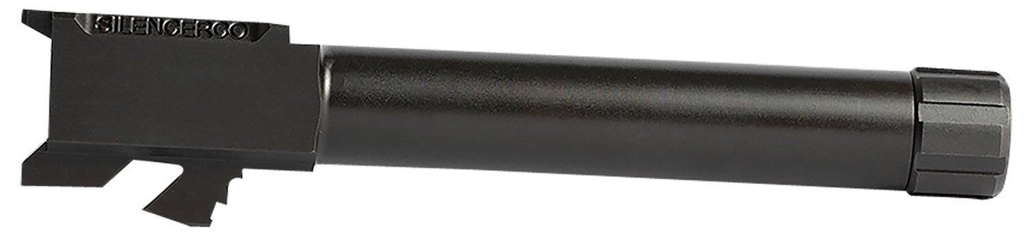 SilencerCo AC2024 Threaded Barrel 5.10" 45 ACP Black Nitride Steel