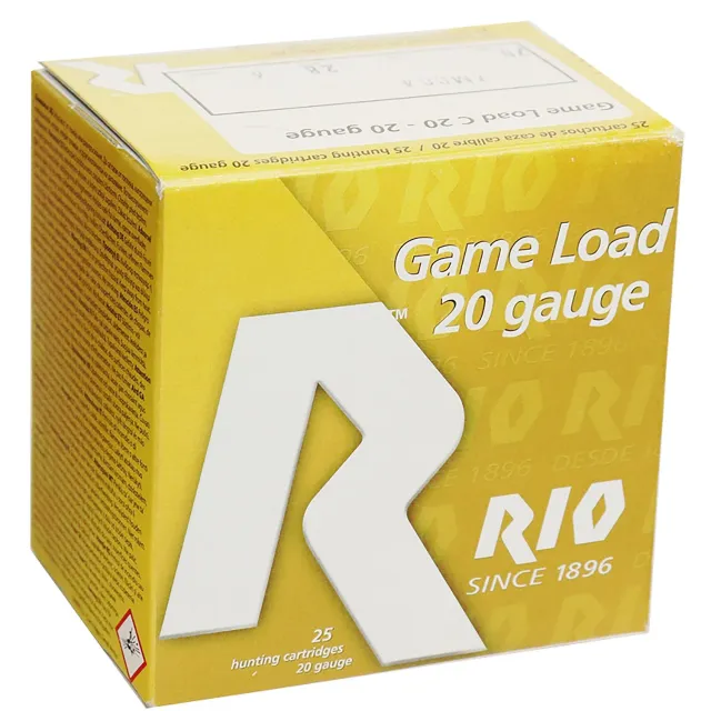 Buy Rio Ammunition RC20MGN6 Game Load 20Gauge 3" 1 1/4oz 6Shot 25 Per... online