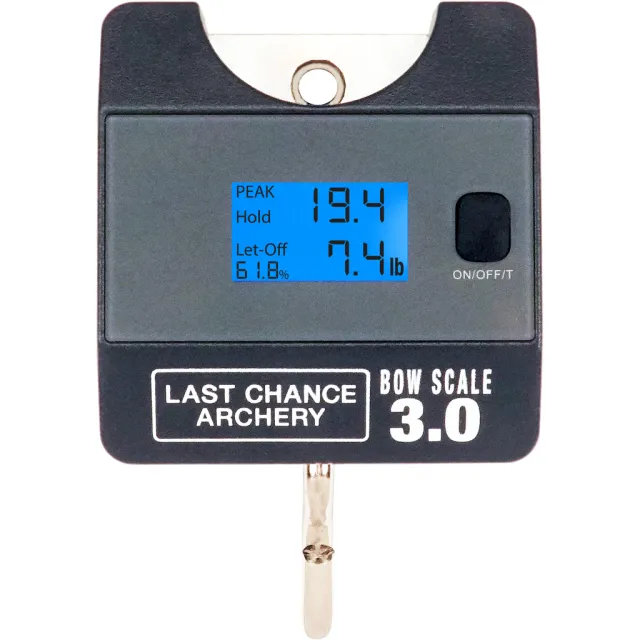 Last Chance Archery BS31001 Bow Scale 3.0 200lb Aluminum Peak Hold - Last Chance Archery