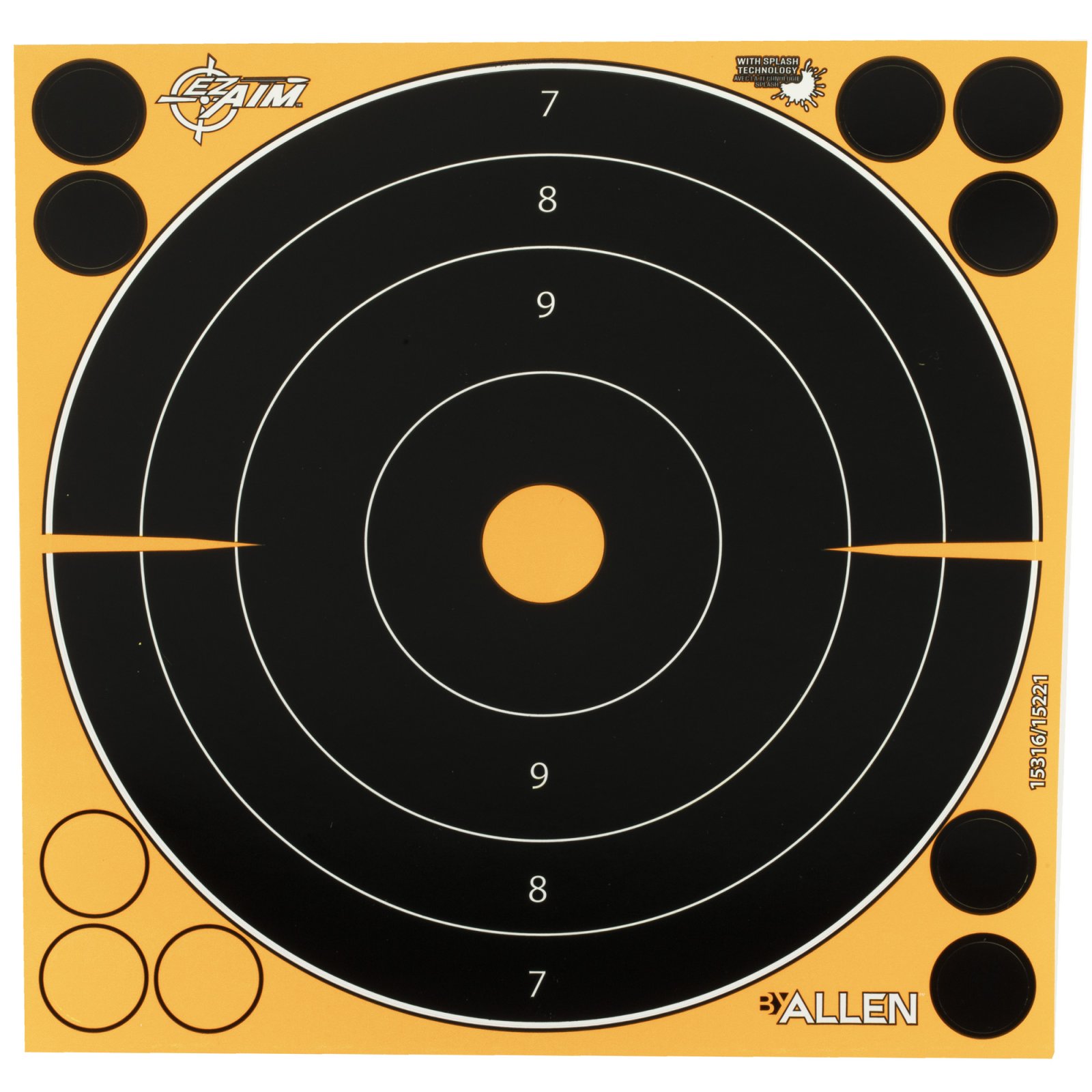 Buy Allen 15316 Bullseye Target 8 in Self-Adhesive Paper 6 Pack online
