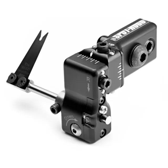 Spot Hogg TELH The Edge Rest Black LH, Micro Adjust, Self-Centering Blade - Spot Hogg