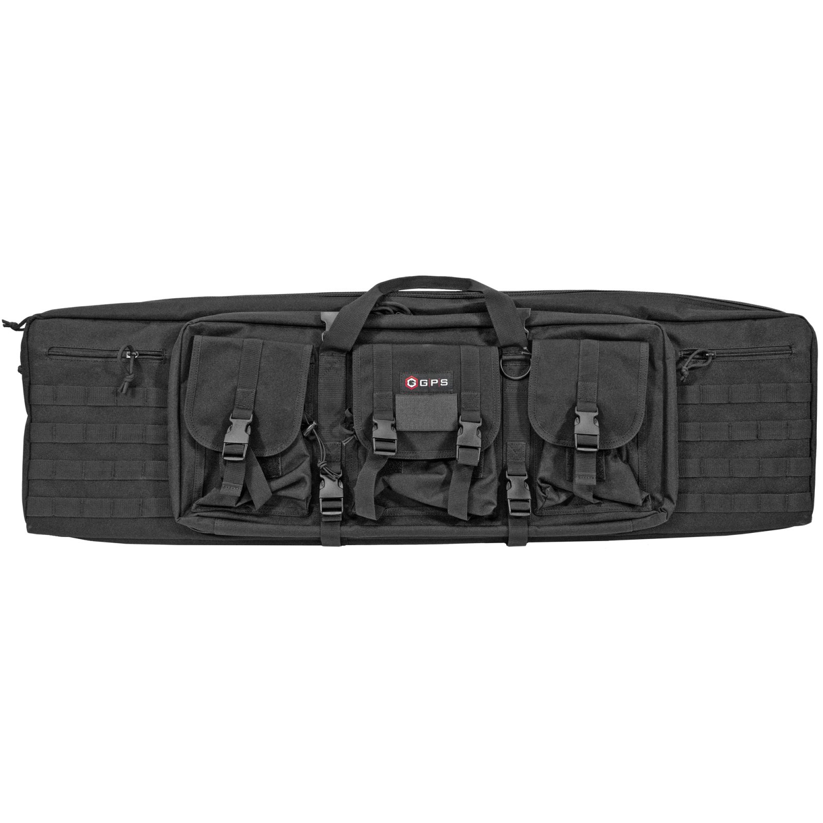Buy GPS GPS-DRC42 Double Rifle Case Black 600D Polyester Lockable Zippers online