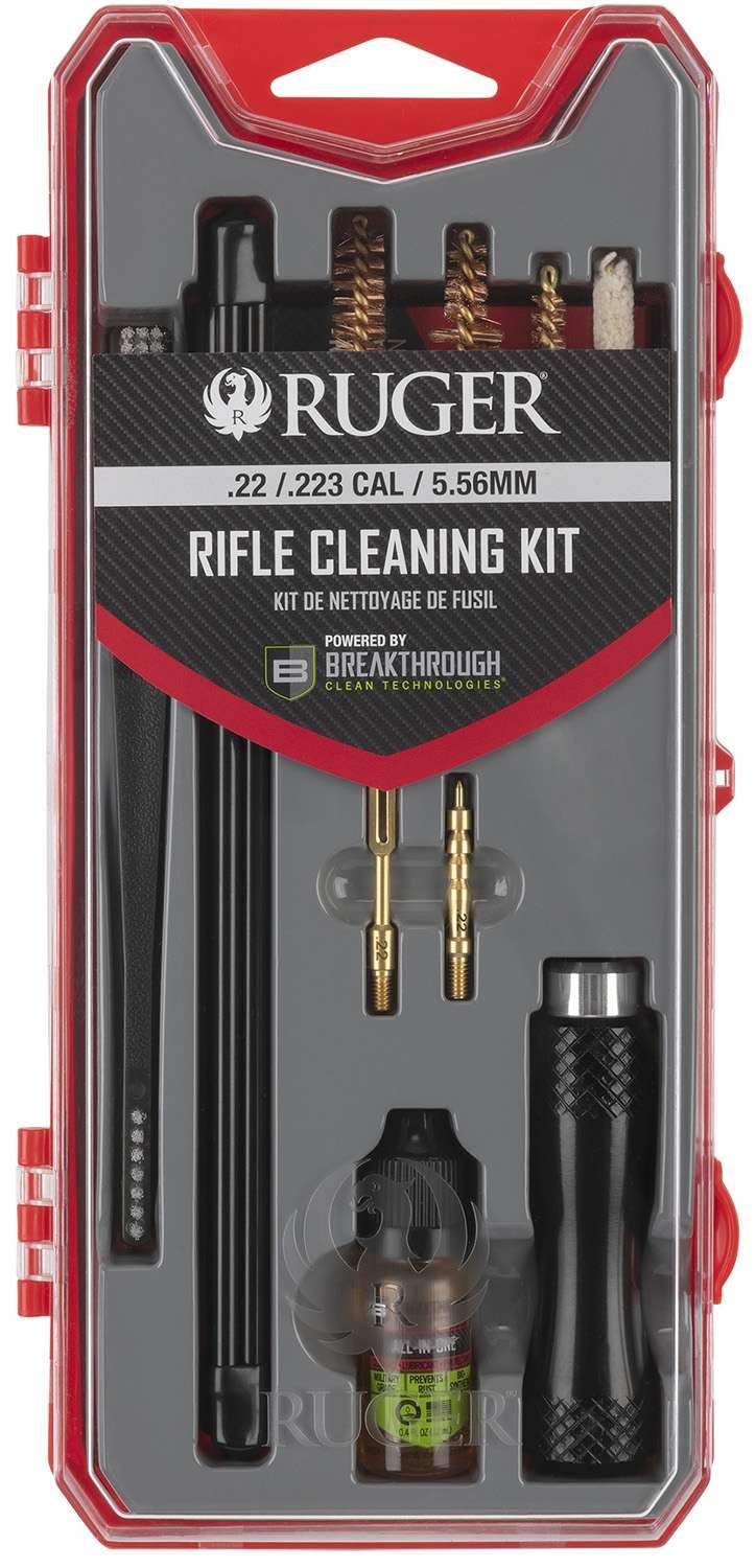 Ruger BCT 22/223Cal 5.56mm Rifle Cleaning Kit Multi-Color - Ruger - 22/223Cal/5.56mm