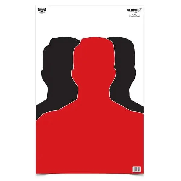 Birchwood Casey Eze-Scorer 23x35 Silhouette III Paper Target 100 Pack - Birchwood Casey