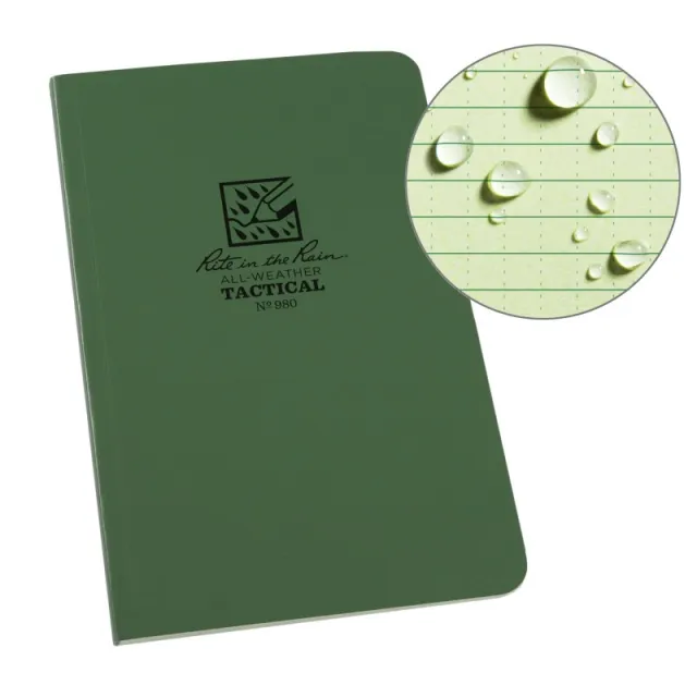 Rite in the Rain Field Book Green All-Weather Notebook Waterproof