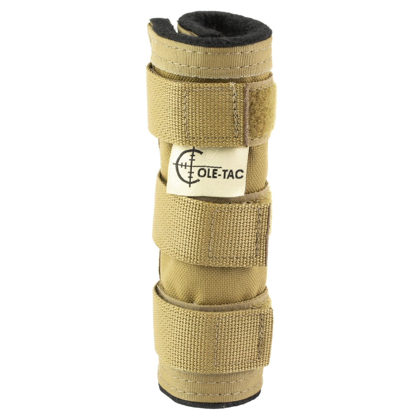 Cole-TAC MP102 Metal Python Suppressor Cover 6 In Coyote Cordura Nylon - Cole-TAC - 6"