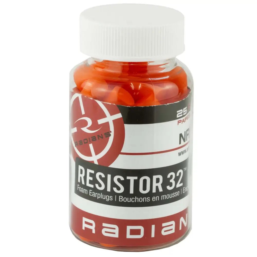 Buy Radians FP70RD25 Foam Earplugs 32 dB NRR Uncorded 25 Pairs Orange online