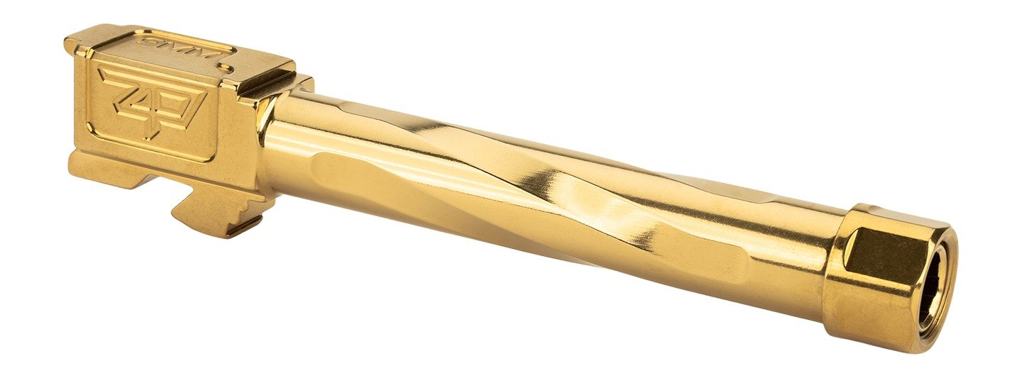 Zaffiri G17 9mm Threaded Barrel Gold Match Grade - ZAFFIRI