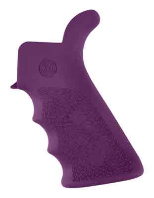 Hogue 15026 AR-15 Beavertail Grip with Finger Grooves Purple - Hogue
