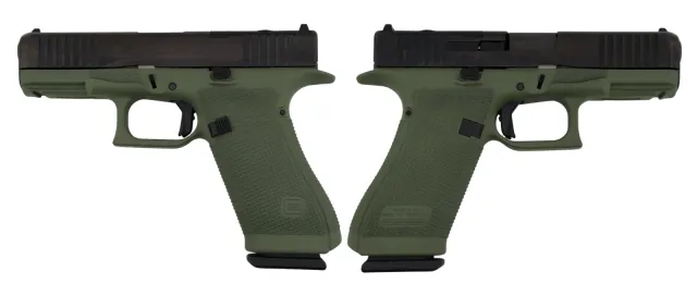 GLOCK 45 GEN6 ORS 9MM PISTOL OD GREEN 4" FXD COMM 3-17RD MAGS - Glock