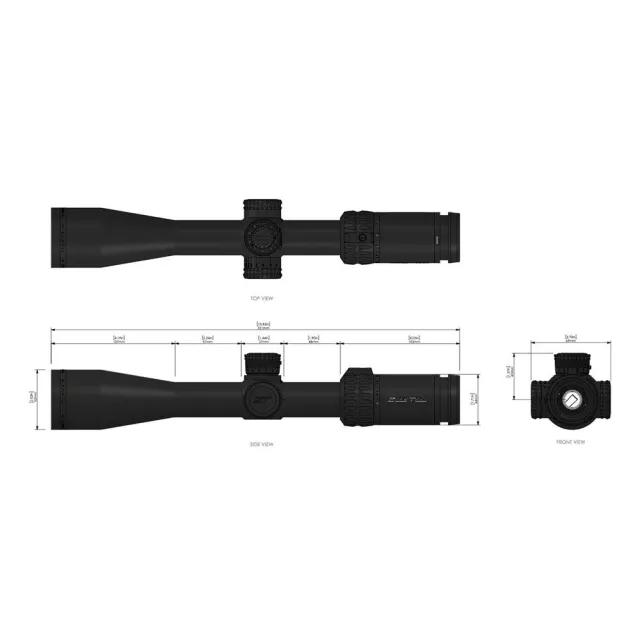 Zerotech Thrive X Rifle Scope 3-12x44 30mm SFP PHR 3 Black
