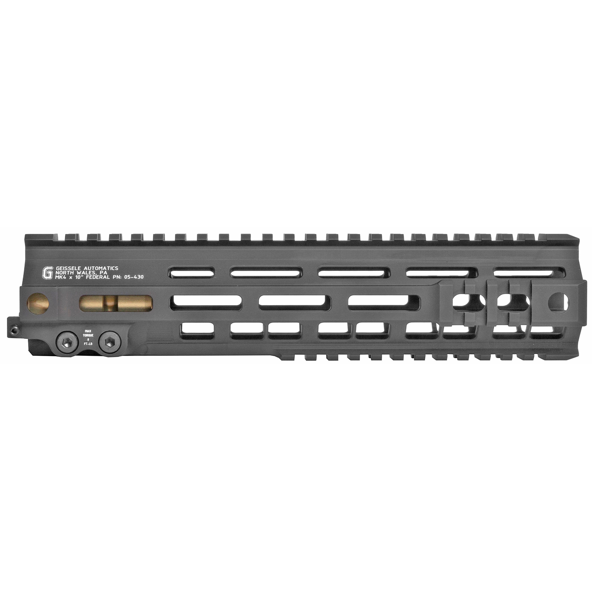Geissele 05-430B Super Modular Rail MK4 10" M-LOK Black AR-15 Handguard - Geissele
