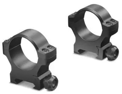 Leupold BackCountry 1" Low 7075 T6 Aluminum Cross-Slot Ring Matte Black - Leupold & Stevens - 1"