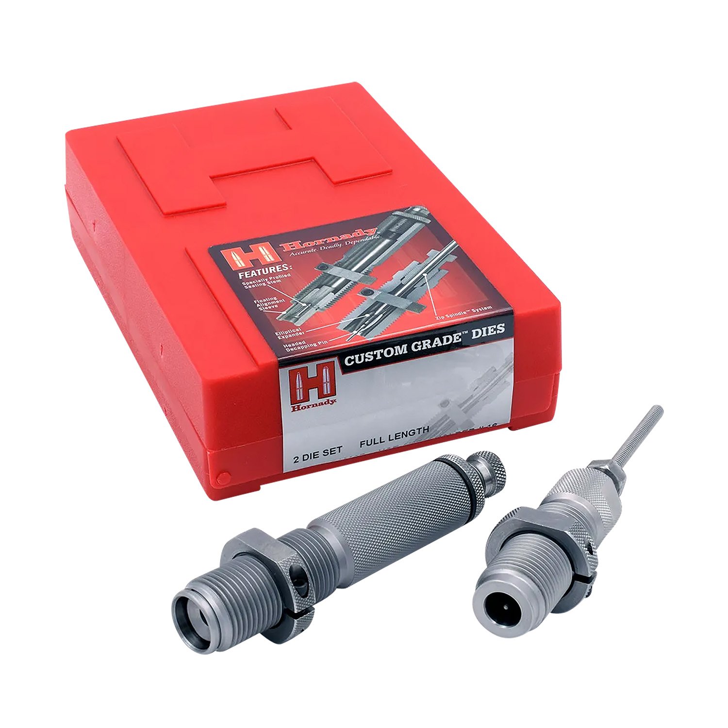 Hornady Custom Grade ADS_22 ARC Cartridge 2-Die Set - Hornady - 22 ARC