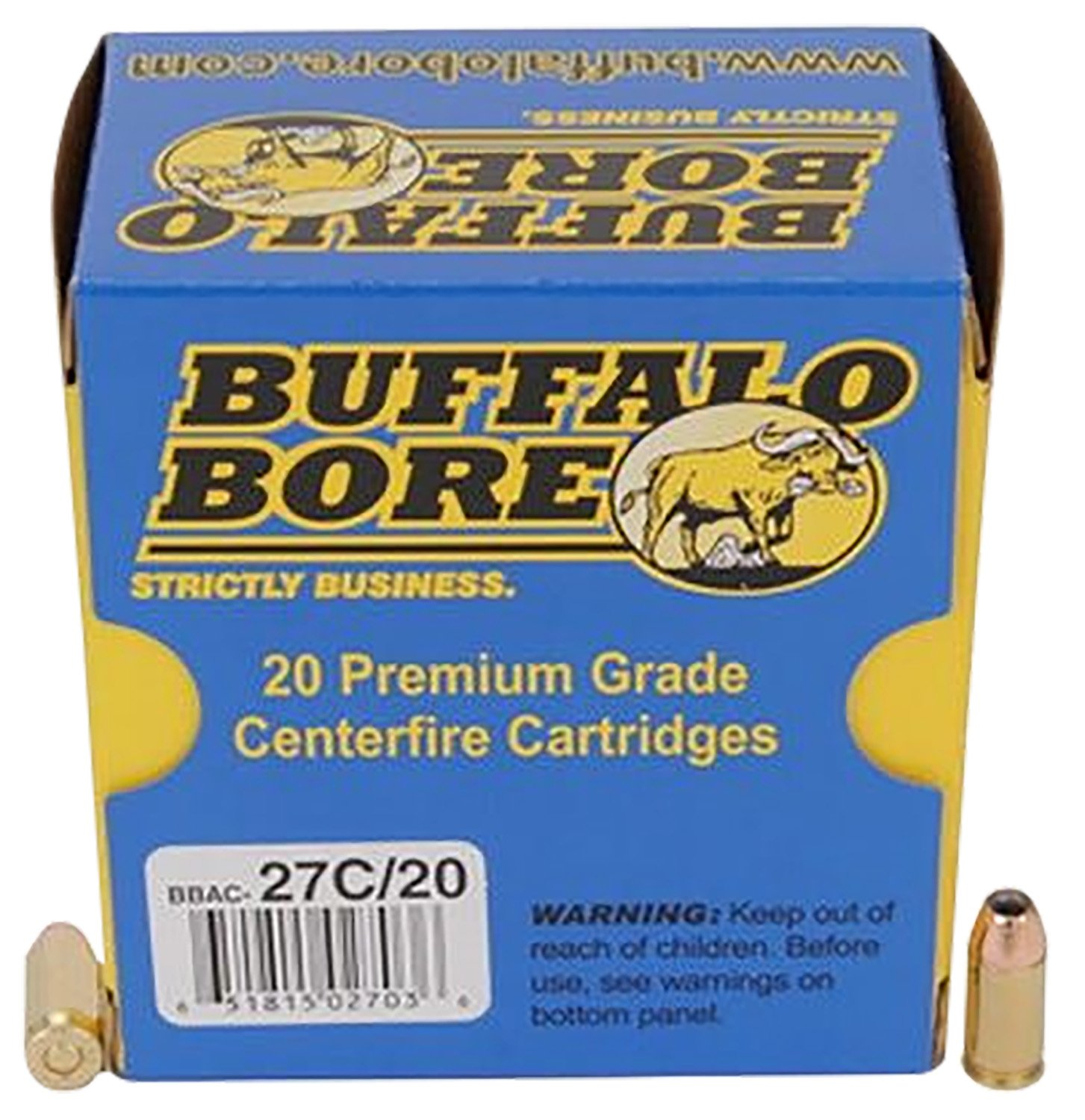 Buy Buffalo Bore 27C20 .380 ACP +P 90gr JHP Ammo 20 Rounds online