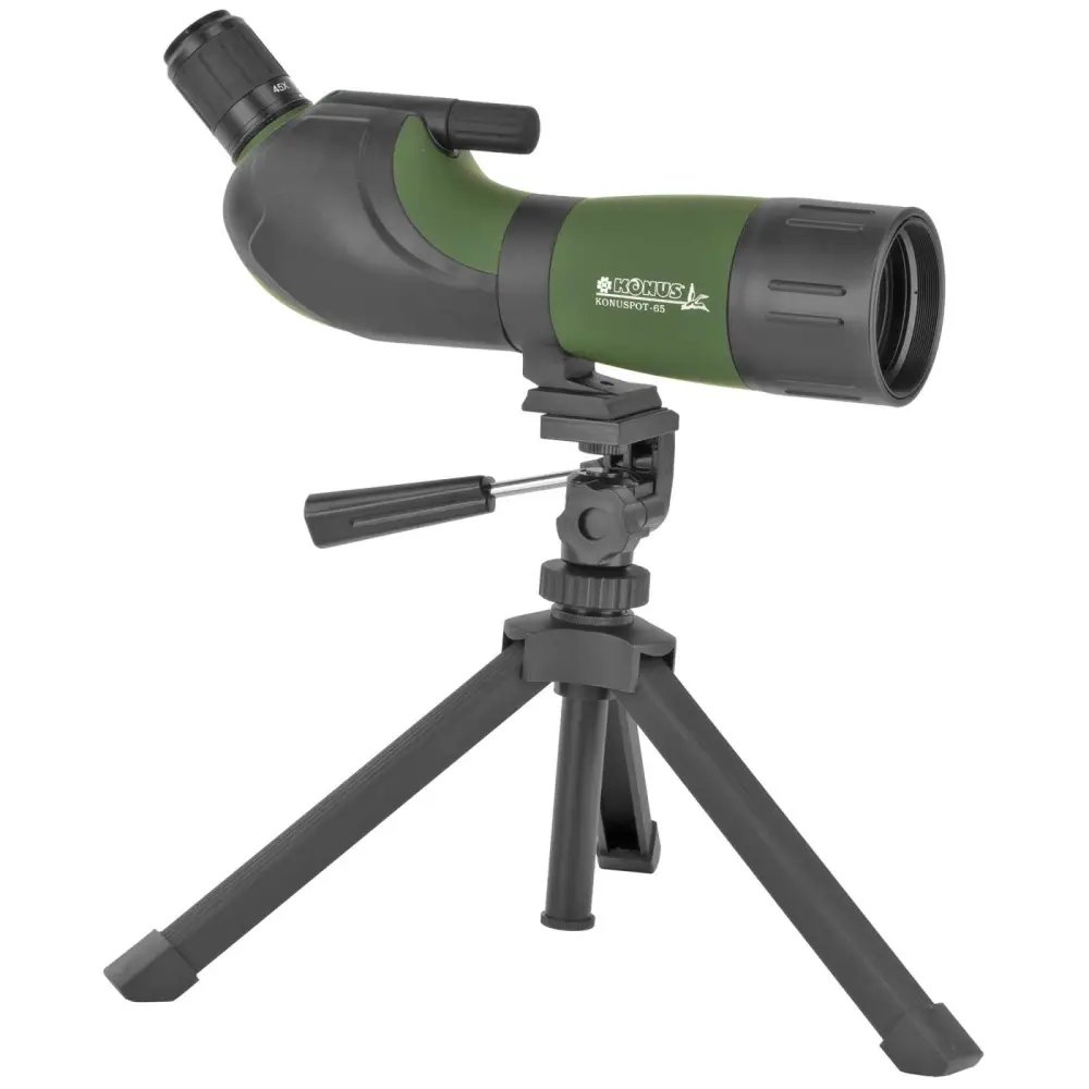 Konus 7128 Konuspot 65 15-45x65mm Spotting Scope Black/Green Angled
