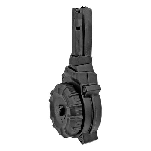 Pro Mag DRM-A51 Springfield HellCat 9mm 50rd Black Polymer Drum Mag - ProMag Industries - 9MM