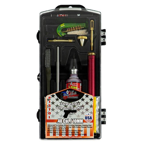 Pro-Shot Products Classic Pistol Cleaning Kit .40 10mm .41 Cal P40/10KIT - Pro-Shot Products - 40/41/10MM