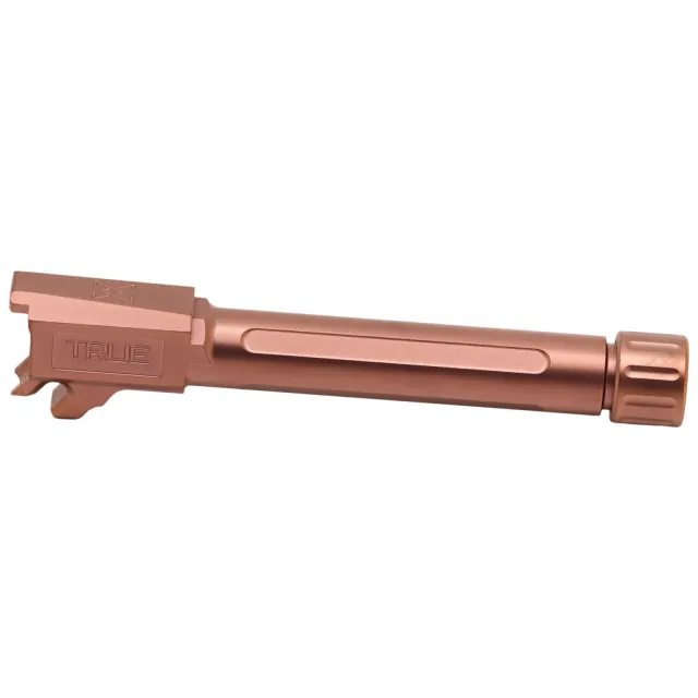 True Precision TP-P365XLB-XTC 9MM Threaded Barrel, Copper TiCN Finish - True Precision - 9MM