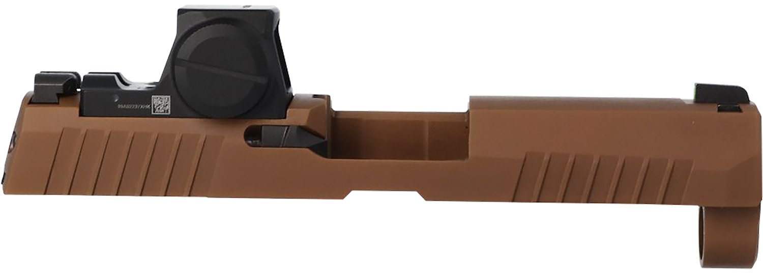 Sig Sauer P320 Carry/Compact 9mm 3.9In Coyote Brown Slide Assembly - Sig Sauer - P320