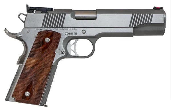 Buy Dan Wesson PM-9 Stainless 9mm 5" Barrel 9rd Wood Grips online