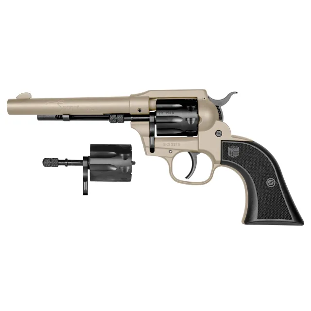 DiamondBack DB053CA261 Sidekick 22LR/22M Revolver 5.5" Desert Sage 9RD