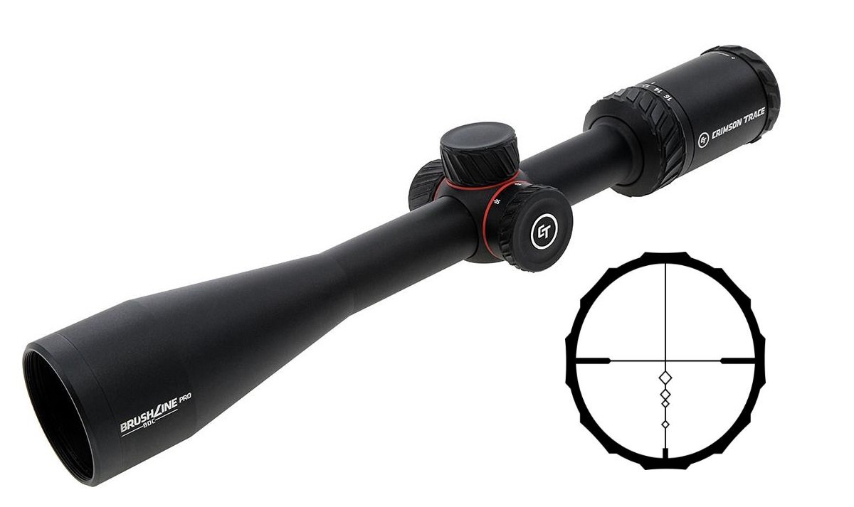Buy Crimson Trace 01-01400 Brushline Pro 4-16x42mm Matte Black Scope online