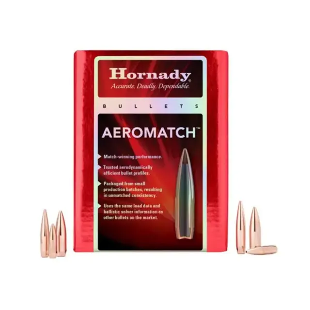 Hornady AeroMatch .284 Diameter 7MM 180 Grain AEROMATCH Hollow Point Boat - Hornady - 7MM