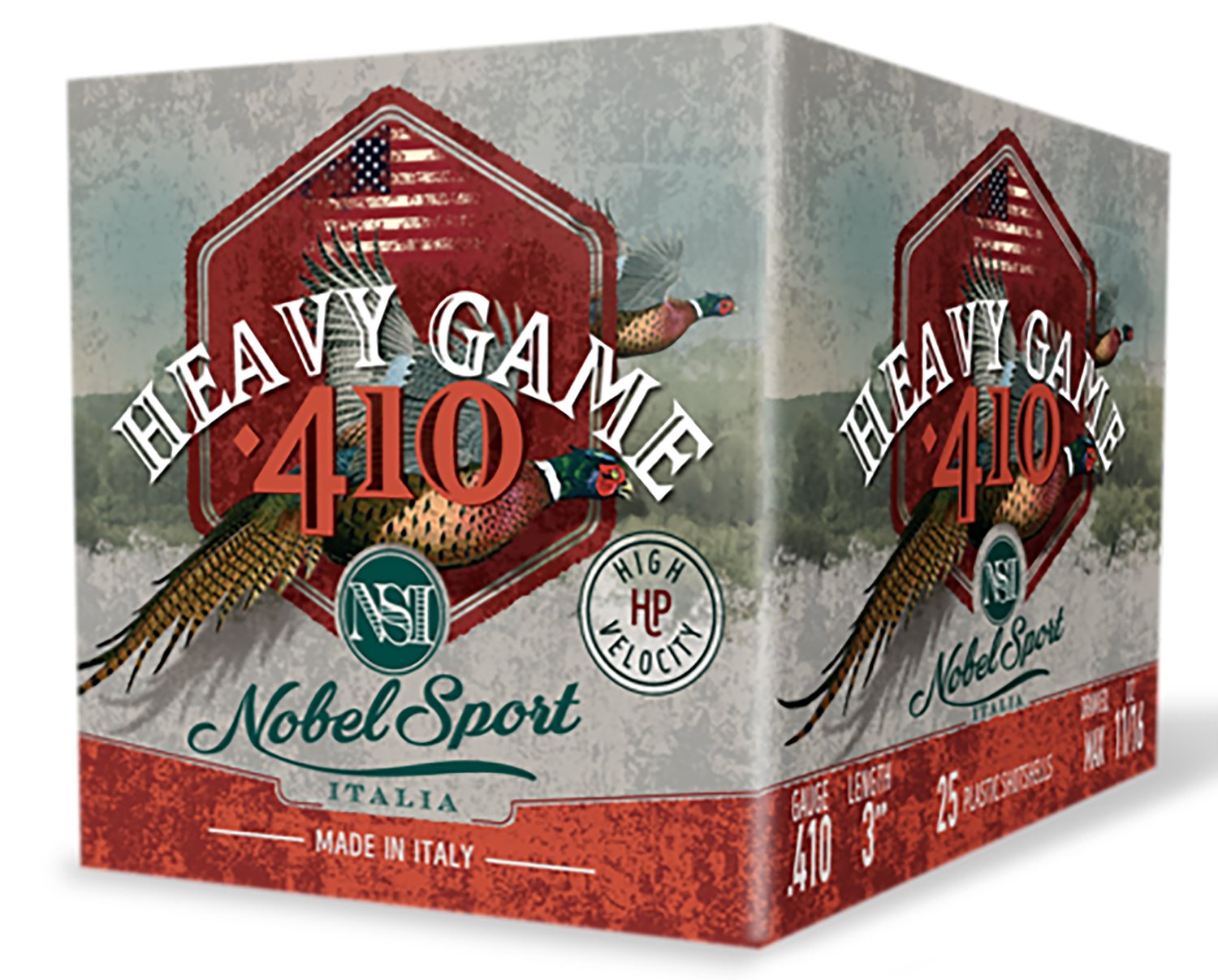 Nobel/Eurosports ANS4139 Heavy Game 410 Gauge 3" 11/16oz 9 Shot 25/Box - NSI - .410GA