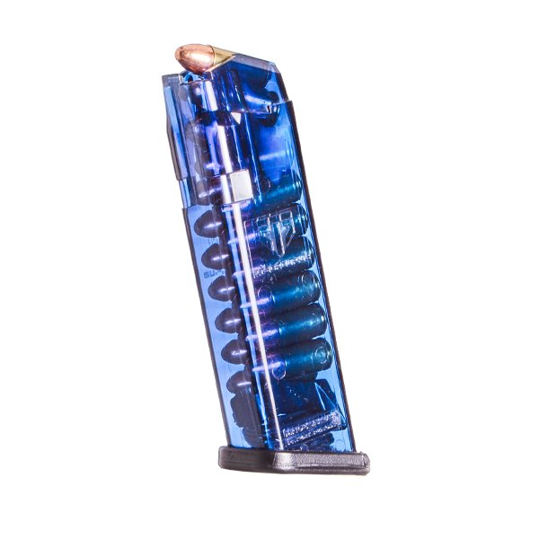 Buy Elite Tactical Systems Glock 17 9mm 17-Round Translucent Blue Magazine online