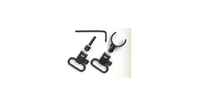 Uncle Mike's 15922 12 Gauge Swivel Set 1 Inch Blued Steel Quick Detach - Uncle Mike's - 1"