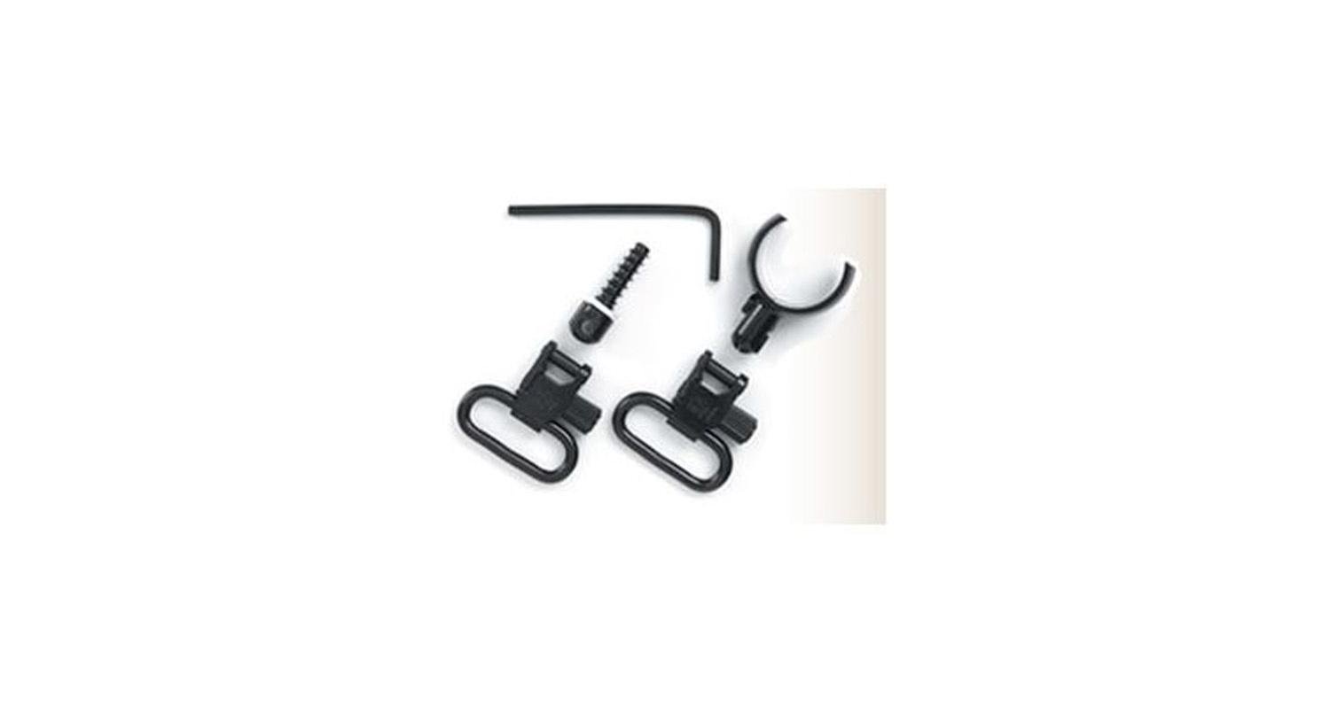 Uncle Mike's 15972 20 Gauge Magnum Band Swivel Set Blued Steel 1 in - Uncle Mike's - 1"
