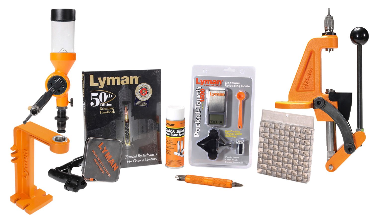 Lyman 7810350 Brass Smith Ideal Press Kit 1 Hole Cast Iron - Lyman