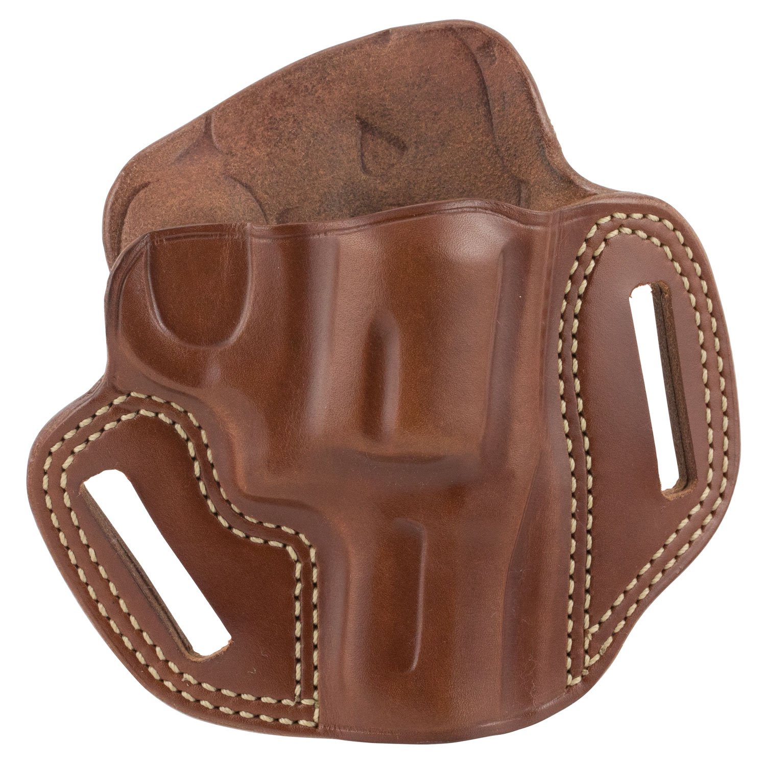 Galco CM102 Combat Master Tan Leather Holster for S&W L Frame Revolvers - Galco International