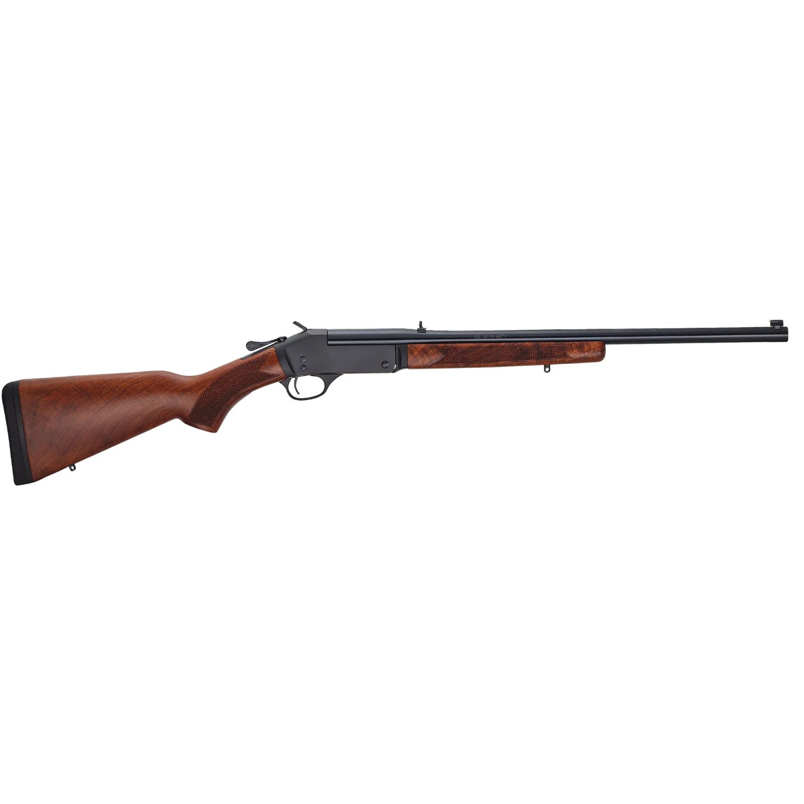 Henry H015450 Single Shot 450 Bushmaster 1rd 22" Blued Round Barrel American Walnut Right Hand - Henry Repeating Arms - 450 Bushmaster