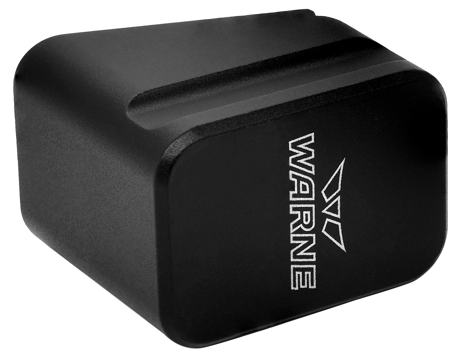 Warne 3111-W Magazine Extension +5 for Glock 17/22 Matte Black 5RD - Warne - 5RD