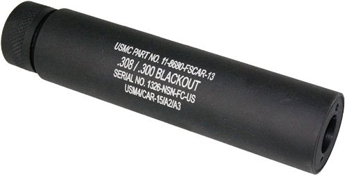Guntec 1326-308 AR .30 Cal Slip Over Fake Suppressor 5/8x24 TPI Black - Guntec USA