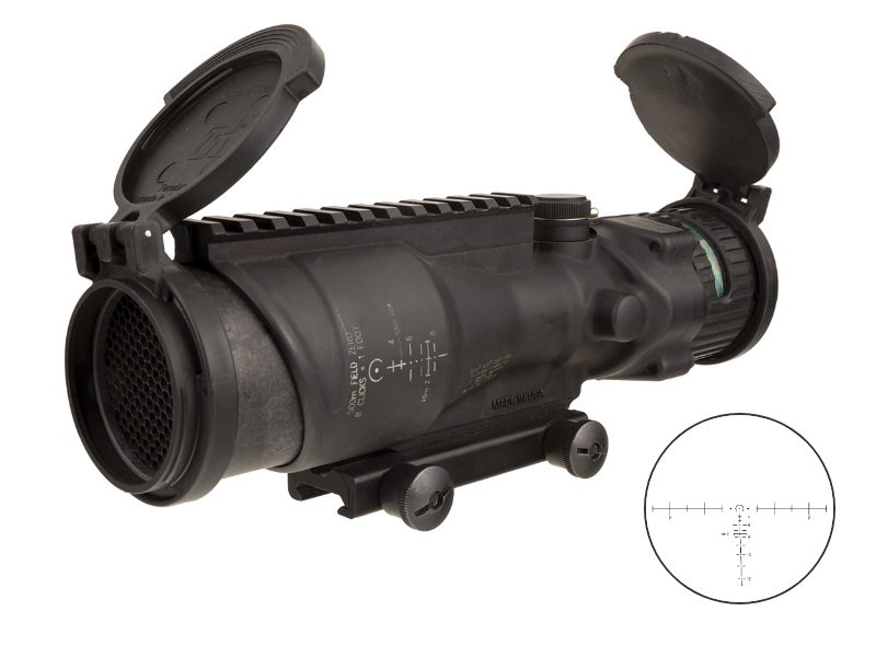 Trijicon TA648MGO-M240 6x48 ACOG Scope Matte Black 44.3 oz 48MM - Trijicon - 48MM